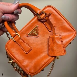 Prada Saffiano Bauletto mini Handbag